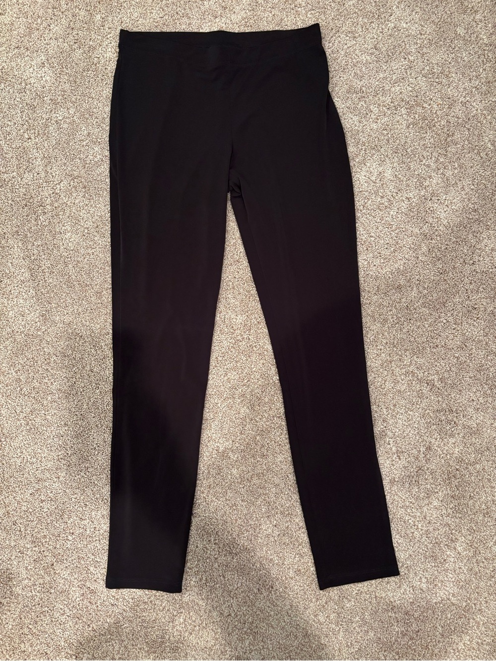 Clara Sun Woo Solid Black Stretch Leggings
